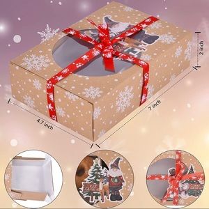 24pcs Christmas goodie gift bags packaging boxes
